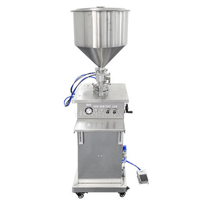 Vertical Piston Filling Machine Pneumatic Control Cream Filler Machine Safety