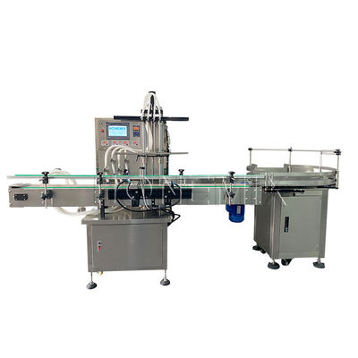 Auto Volumetric Bottle Liquid Filling Machines Servo Control For Mouth Washing