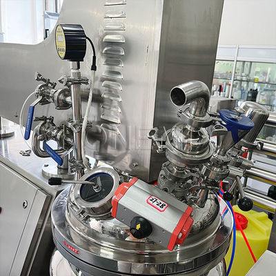 Automatic Vacuum Homogenizer Mixer Vacuum Cosmetic Cream Making Machine