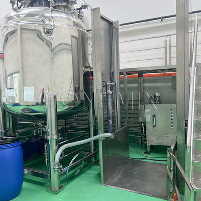 Hygiene Vacuum Emulsifying Mixer 2000L 3000L Toothpaste Manufacturing Machine