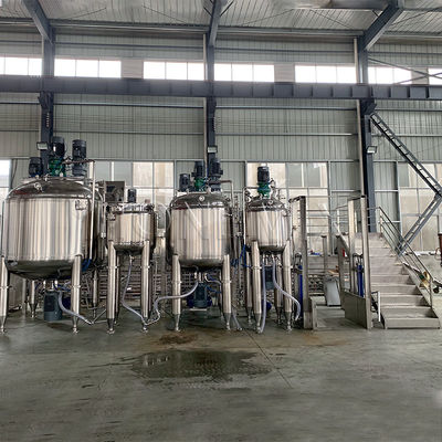 Industrial Vacuum Emulsifying Mixer Machine Toothpaste Ointment Making Machine