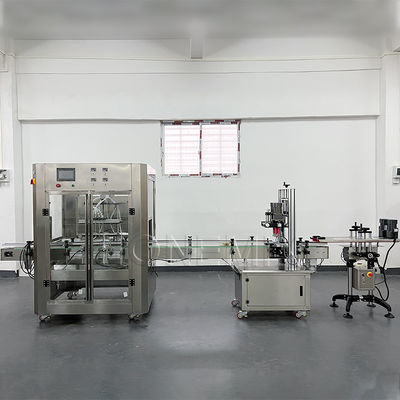 SS Automatic Liquid Bottle Filling Machine 50Hz Hair Oil Filler Machine