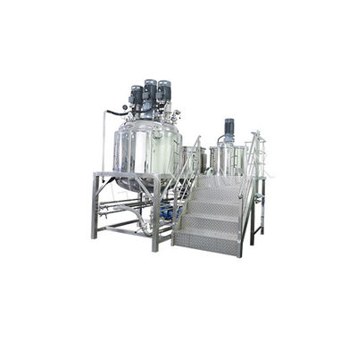 Fixed Vacuum Emulsifying Mixer 1000L Toothpaste Making Machine 5.5KW
