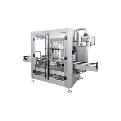 Automatic Food Grade SIEMENS HMI Mutiple Heads Piston Jam Paste Filling Machine