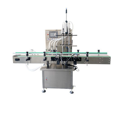 Automatic Bottle Liquid Filling Machines 4 Heads Filling Line