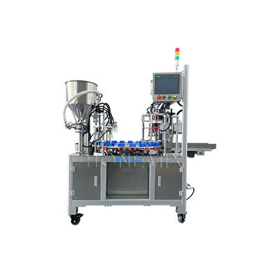Automatic Two Heads Toner Rotary Servo Liquid Cream Filling Capping Machine