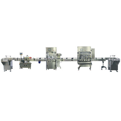Four Heads Cream Filling Machine Servo Control Body Lotion Filling Machine