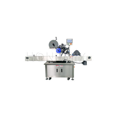 Top Plane Sticker Labeling Machine 2KW Customized For Jar Bottle