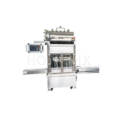 Automatic Body Lotion Filling Line Cap Pressing Screwing Machine