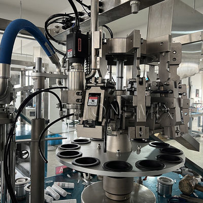 Automatic Vertical Aluminum Tube Hand Cream Filling Folding Machine