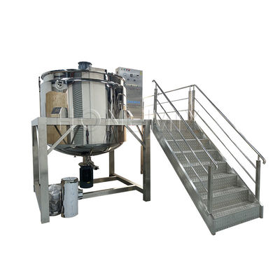 Shower Gel Mixer 3000L Homogenizer Jacket Heating Mixing Tank
