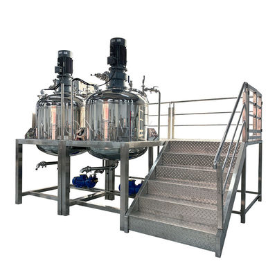 Dual 500L Pot Sealed Lid Mixing Tank Liquid Toner Mixer