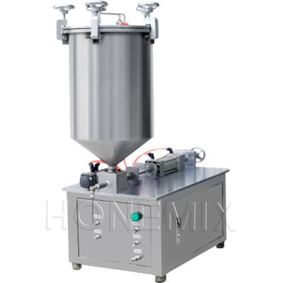 Semi Auto Makeup Mascara Nail Polish Foundation Pressure Filling Machine