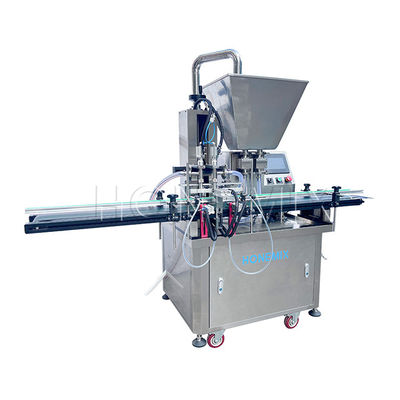 Automatic Gear Pump Bath Lotion Two Heads Filling Machine Pneumatic Feeding Material