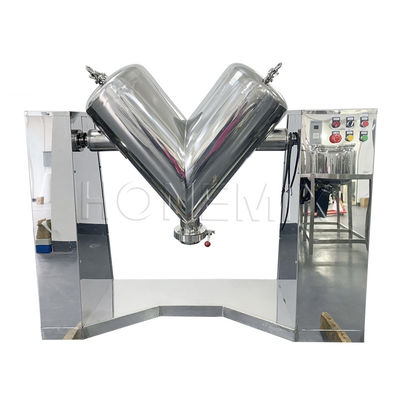 V Shape Dry Powder Mixing Machine SUS316L Protein Powder Mixer CE