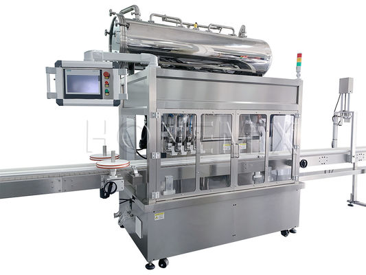 Cream Filling Machine Tracking Servo Piston Capping Machine