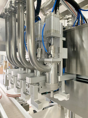Cream Filling Machine Tracking Servo Piston Capping Machine